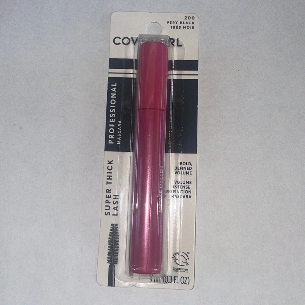 COVERGIRL Professional Super Thick Lash Mascara, 200 Very Black 0.3 fl oz New
